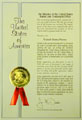 Letters Patent received by an inventor when a patent issues