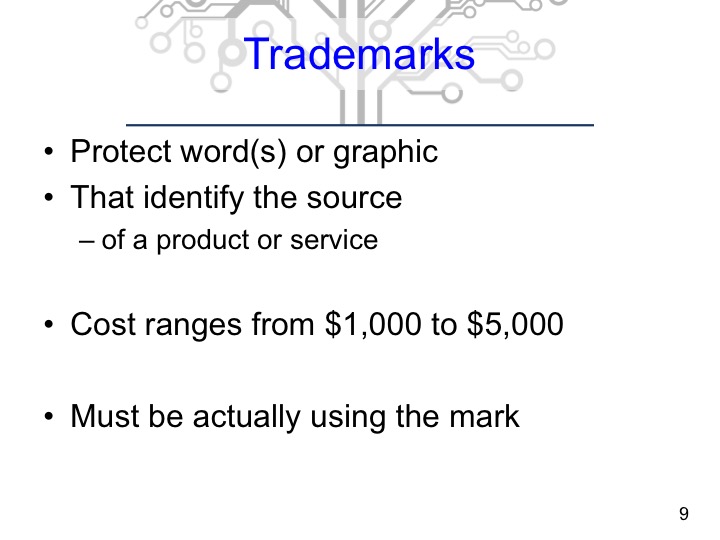 Trademarks Trademarks