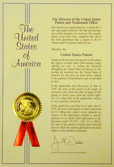 Letters Patent cover